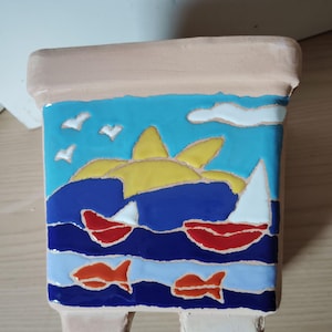 vaso fatto a mano da me. pezzo unico. cm.16
