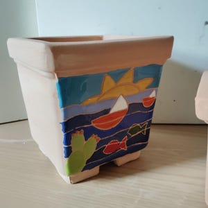 vaso fatto a mano da me. pezzo unico. cm.16