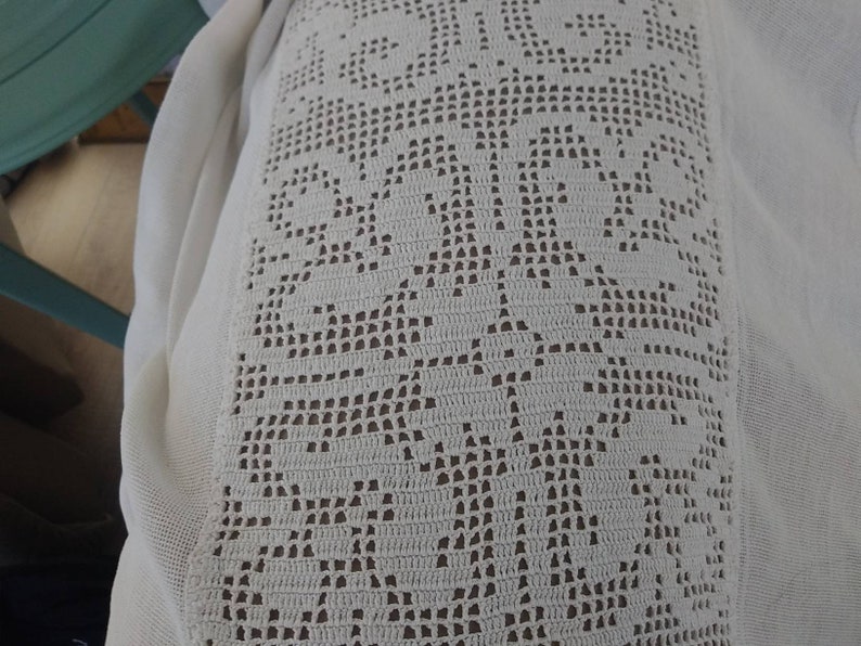 Italian linen bed cover antique linen bed cover,European handwork,shabby chic wedding bed,birds cherubs bed cover exquisite hand crochet