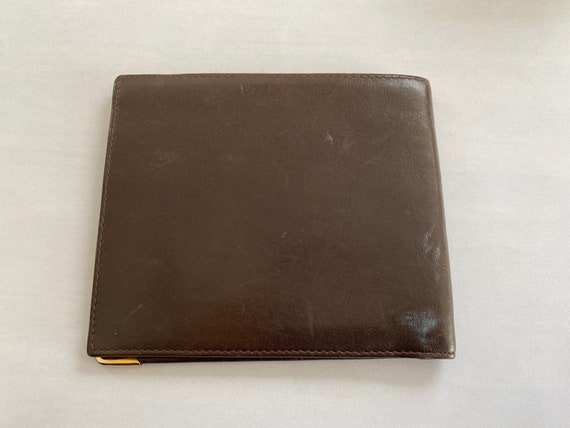 Vintage Italian leather bill fold, vintage Bill B… - image 2