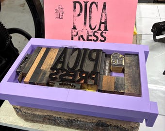 Pica Press: 3D Printed Proofing Press for Letterpress, Linocut, Woodcut and Relief Printmaking