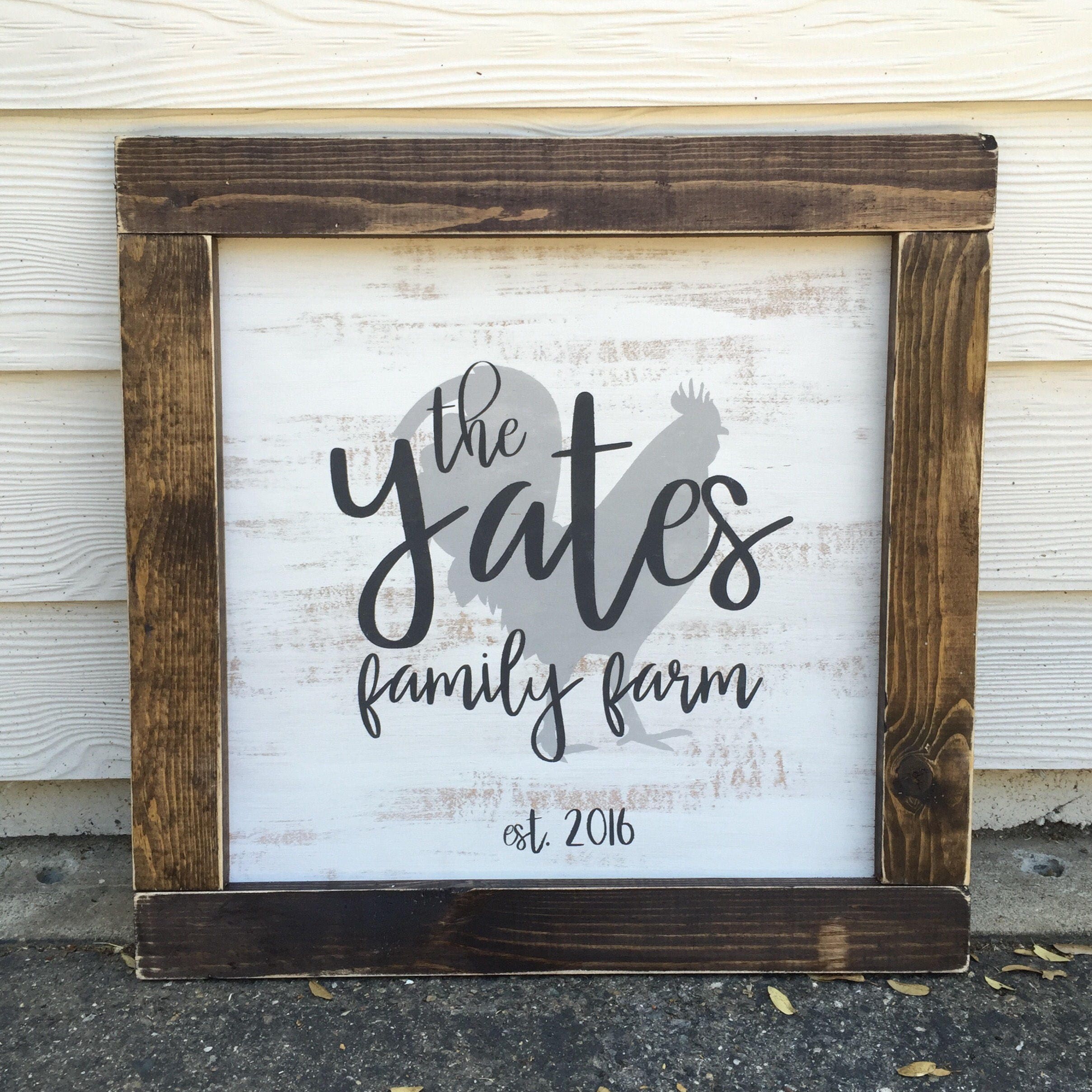 family established sign family name sign est sign family Etsy