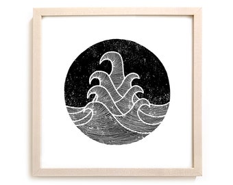 Surfing Art Print "7 Seas"