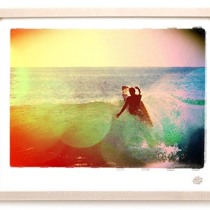 Surf Photo Art Print &quot;Tick&quot; - Serie de luces prestadas