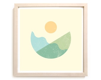 Limited Edition Surfing Art Print "Balance"