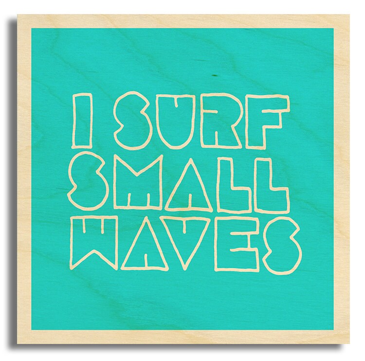 Surf Art Wood Print Limited Edition 