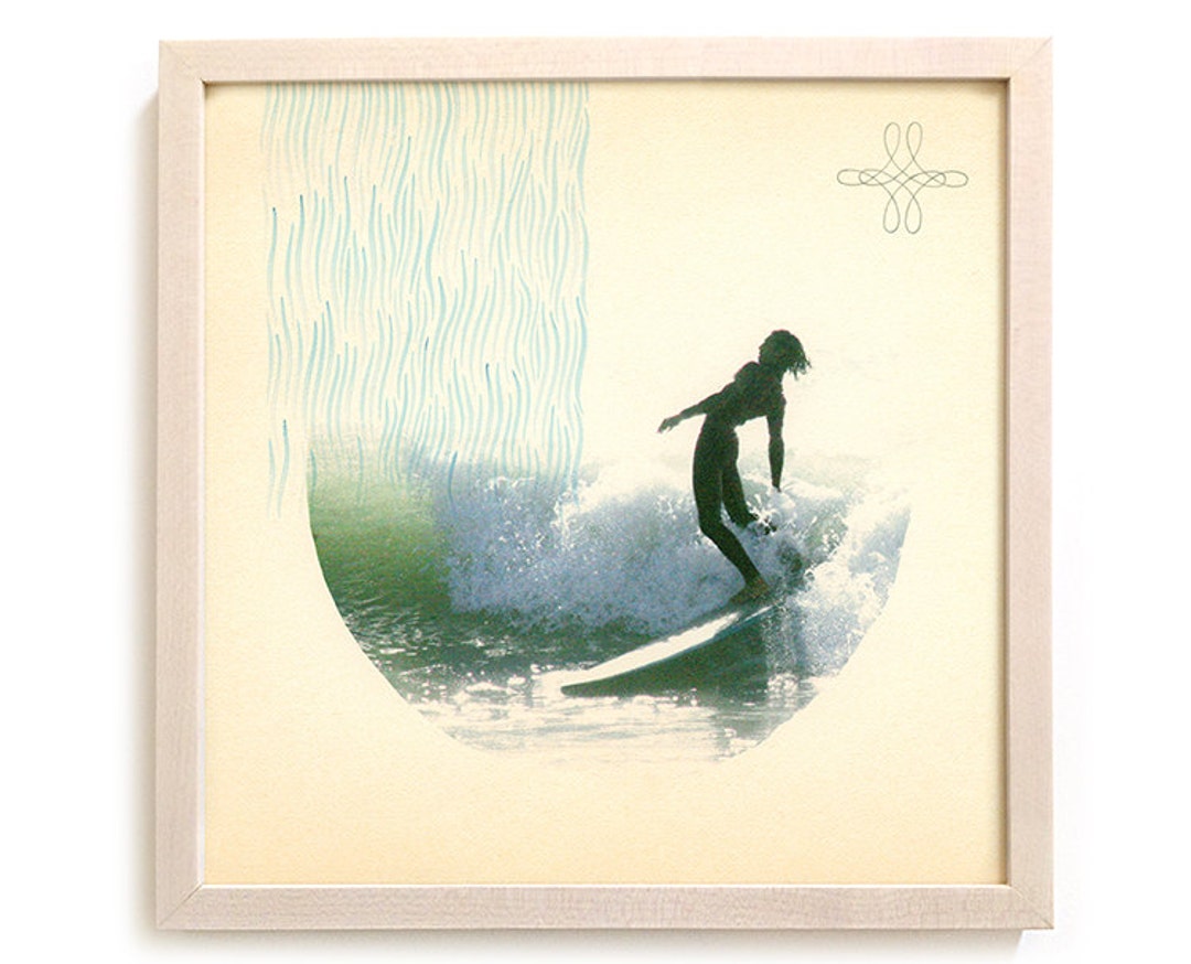 Matthew Allen サーフボードSurfing Art Print Limited Edition Surfing Art Print 