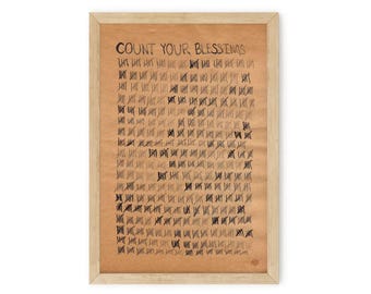 Count Your Blessings Art Print Original Color