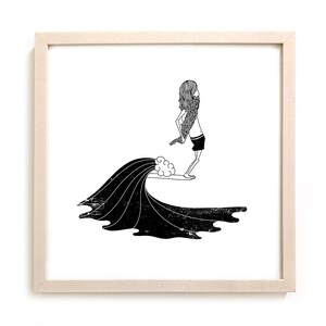 Surfing Art Print "Perfect 10"
