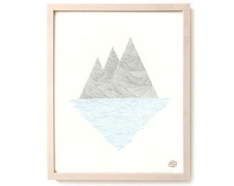Modern Art Limited Edition Print "My Island"