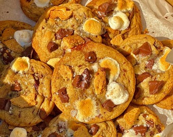 Salted Brown Butter S'mores Cookies (1 dozen)