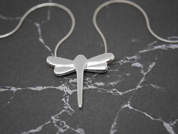 Shiny Dragonfly Sterling Silver Necklace Shiny Dragonfly Sterling Silver Necklace