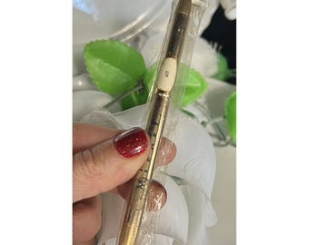 Vintage Michel Dual Automatic Fine LINE Gold Metal Eyeliner Pencil Jet