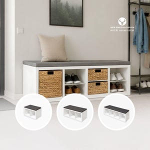 Kallax zitkussen in 3 kleuren en maten | IKEA Kallax zitkussen | Zitkussen voor bank of dressoir