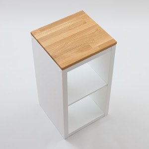 Kallax bovenpaneel eiken / houten paneel van massief eiken voor IKEA Kallax plank / geolied of naturel / perfect passend voor 1 Kallax