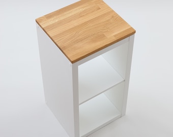 Kallax wooden panel oak / cover panel made of solid wood for IKEA Kallax shelf / oiled or natural / perfect fit for 1 Kallax