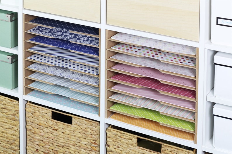 Ikea Kallax Expedit Regal Einsatz Ablage Papierfach Etsy
