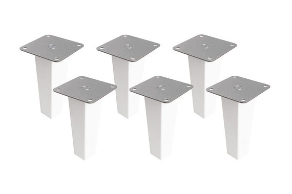 Set di 6 piedini per mobili per scaffale Ikea Kallax bianco -  Italia