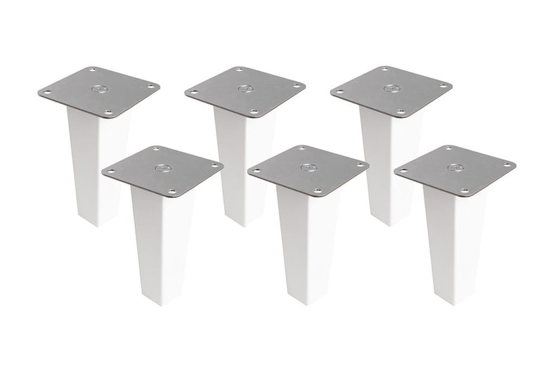 Furniture Feet for Ikea Kallax Regal White Set of 6 Etsy