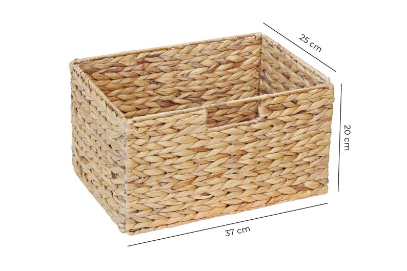 Ikea Ivar Regal Korb 37 x 25 x 20 cm aus Wasserhyazinthe | Etsy