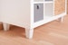 Set of 4 Furniture Feet for Ikea Kallax Shelf White 