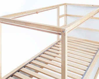 Tringle Ikea Kura pour rideau ou rideau en bois pour lit d'enfant, lit mezzanine, lit maison