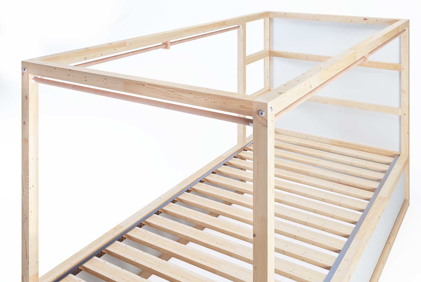 Ikea Kura Stange Fur Vorhang Oder Gardine Aus Holz Fur Etsy