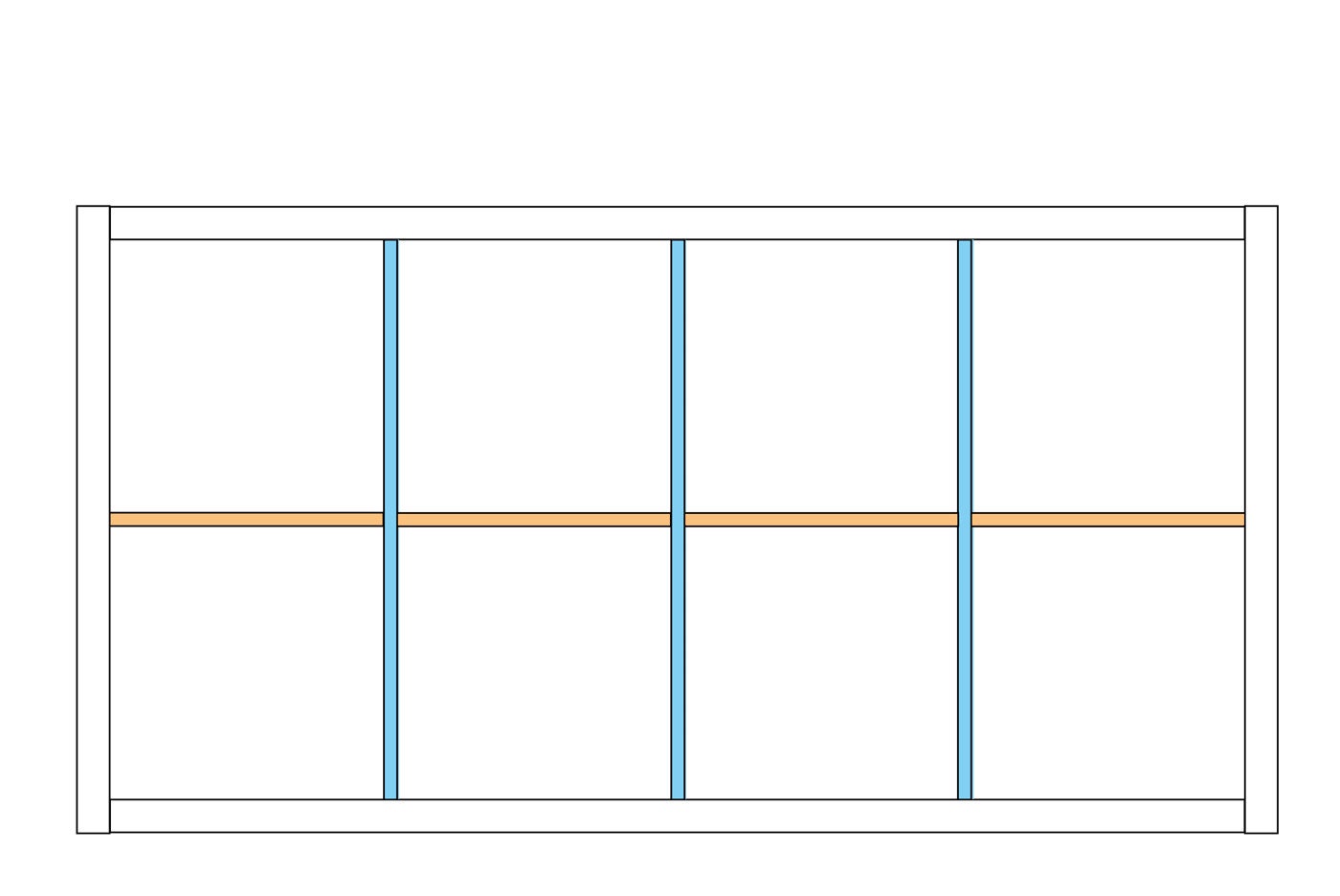 Sliding Doors for Ikea Kallax Shelf Acrylic Glass Doors Glass Etsy