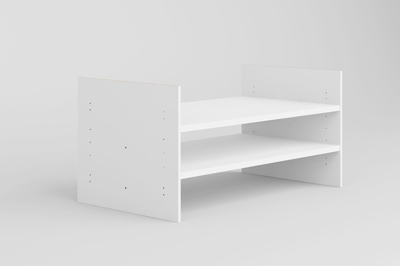 Ikea Kallax Shelf Insert for game consoles double width in Etsy