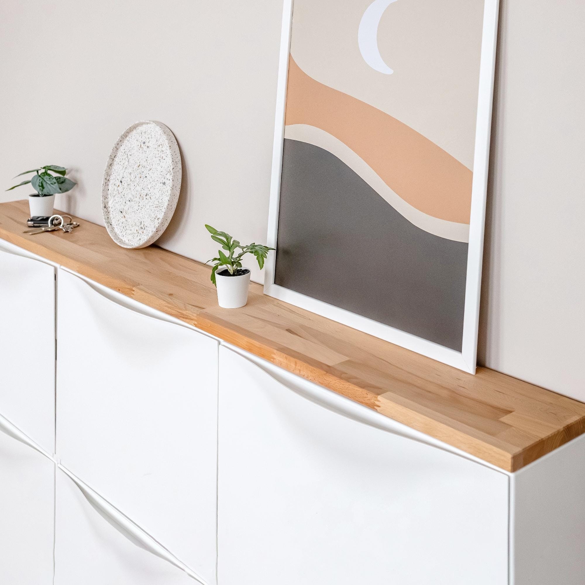 Wooden Panel for IKEA Trones – Solid Wood Panel for 3 IKEA Trones