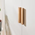 Wooden handle oak for IKEA Pax doors / furniture handle wood / furniture handle oak for wardrobe / door handle Pax cabinet