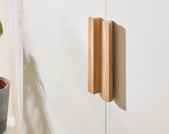 Maniglia in legno di rovere per ante IKEA Pax / maniglia per mobili in legno / maniglia per mobili in rovere per armadio / maniglia per porta armadio Pax