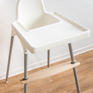 Footrest for Ikea Antilop high chair / supplement to Ikea children's chair / wooden footrest / accessory for children's chair