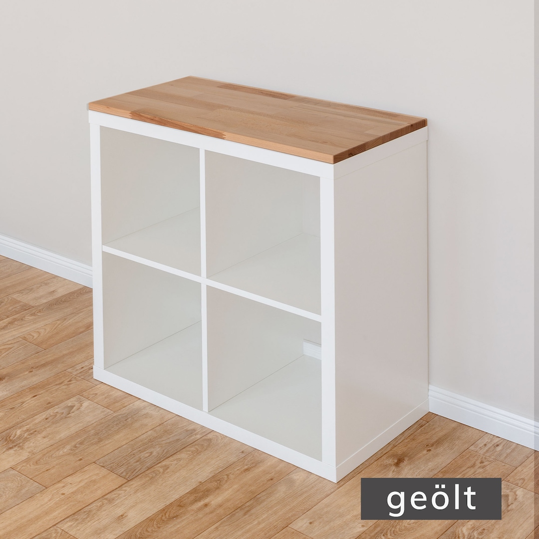 Kallax Wooden Board Made of Beech Wood / Solid Wooden Top Board