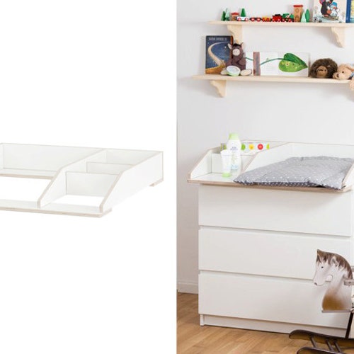 Changing Attachment With Compartment 80 Cm Changing Table Etsy