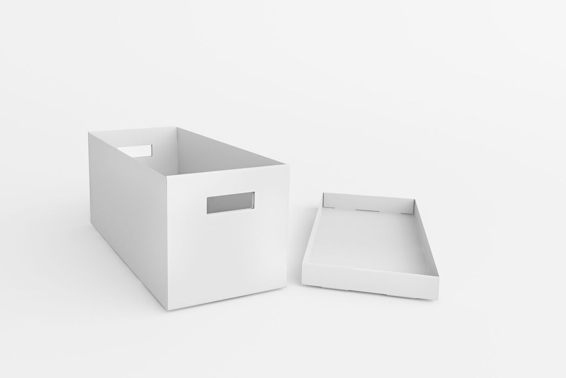 Folding Boxes With Lid for Kallax Shelf Divider Set of 4 Etsy UK