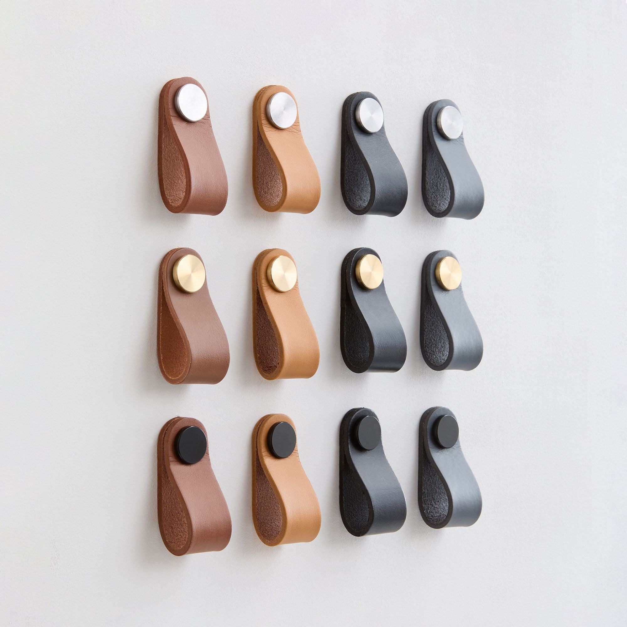 Leather Handle With Leather Loop for Chest of Drawers / Furniture ...