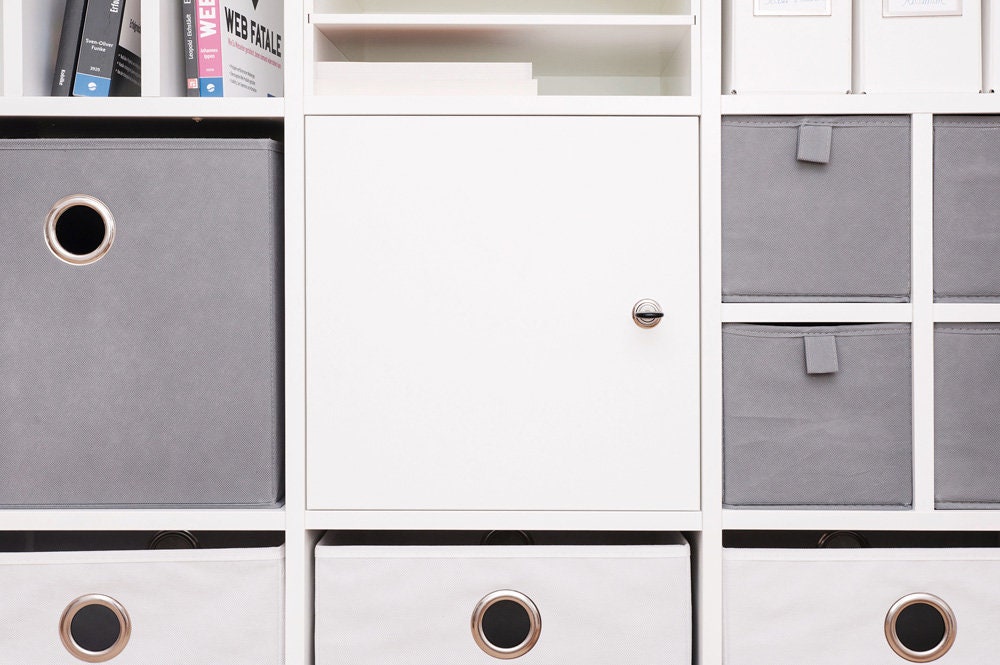 The Best Ikea Kallax Hack with Helpful Cardstock Storage - Lisa's Stamp  Studio