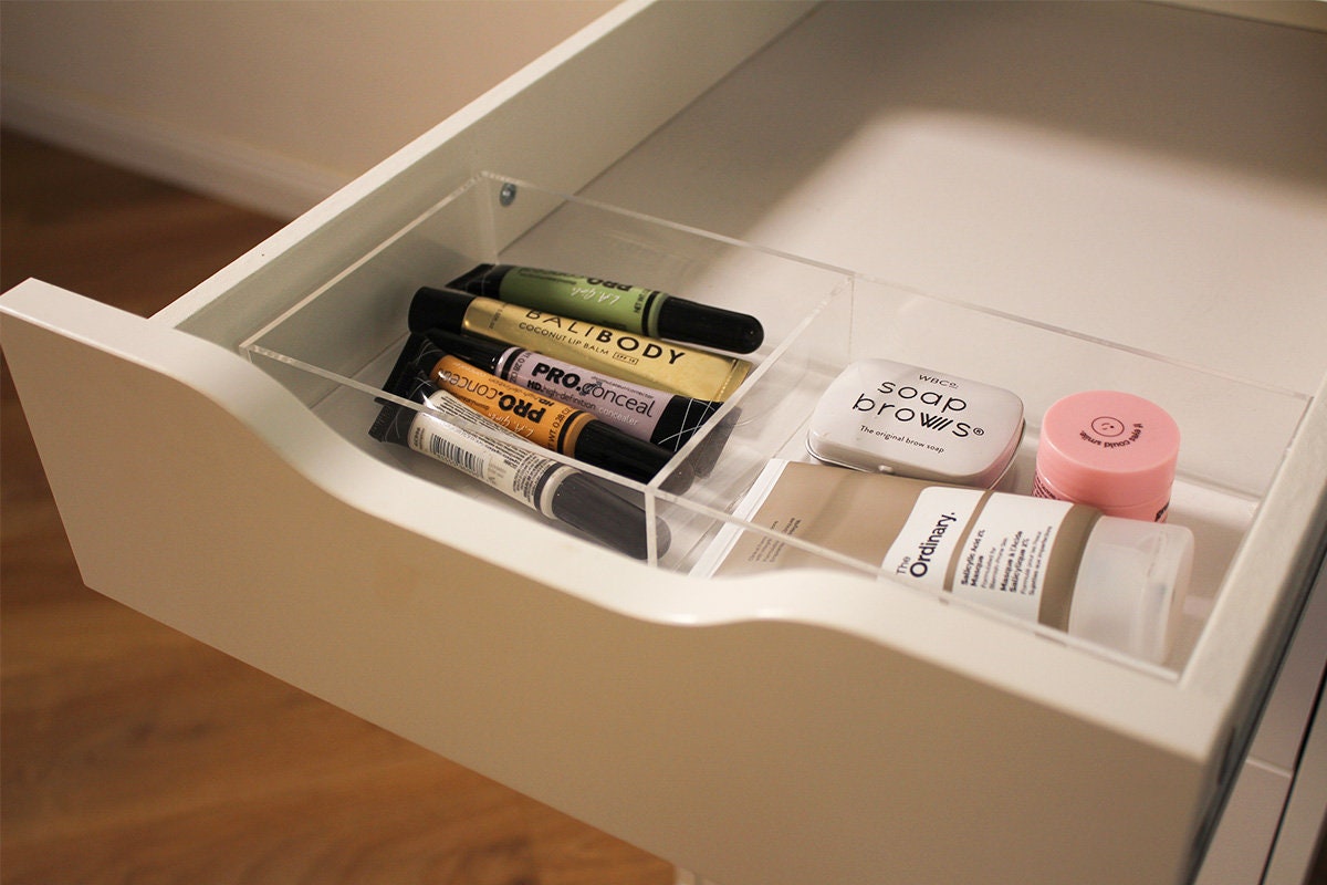 Acrylic Boxes for Ikea Alex Drawer Element / Ikea Alex Etsy