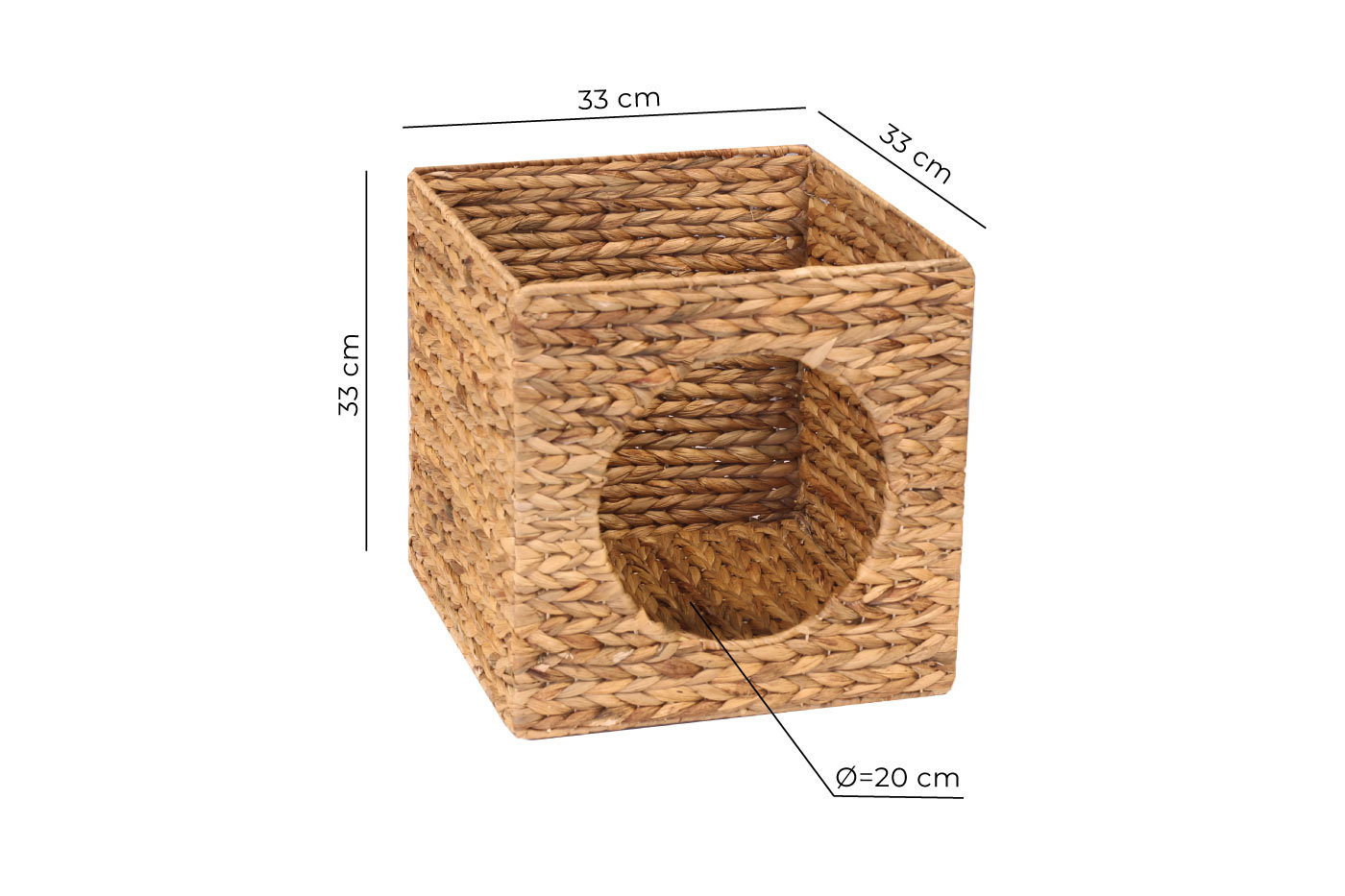 Ikea Kallax Expedit Katzenkorb 34 x 33 x 33 cm Natur Korb aus Etsy