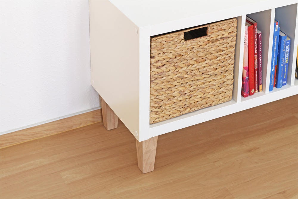 6 x Ikea Kallax Shelf Feet Furniture Feet Furniture Legs Solid Etsy