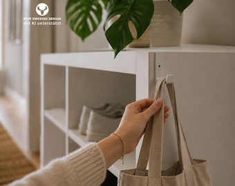 Kallax hooks without drilling | Hangers for bags, jackets, headphones | IKEA Kallax accessories | Clothes hooks
