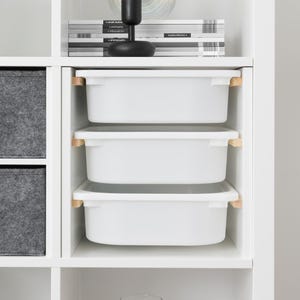 Kallax insert with drawers / Kallax shelf boxes for the office / Also suitable for IKEA Trofast boxes and baskets / Ideal for the office & home office