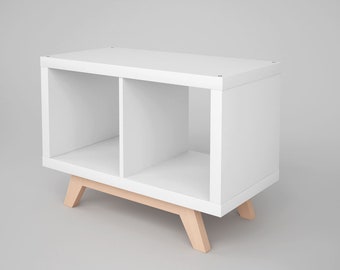 Kallax base wooden frame furniture feet feet in different widths, natural beech