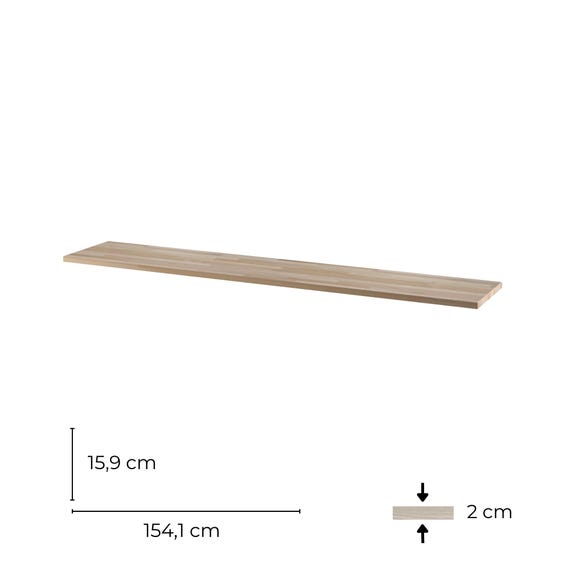 Holzplatte für IKEA Trones – Massive Holzplatte für 3 IKEA Trones