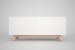 Besta shelf wooden base / sloping furniture feet, beech natural 