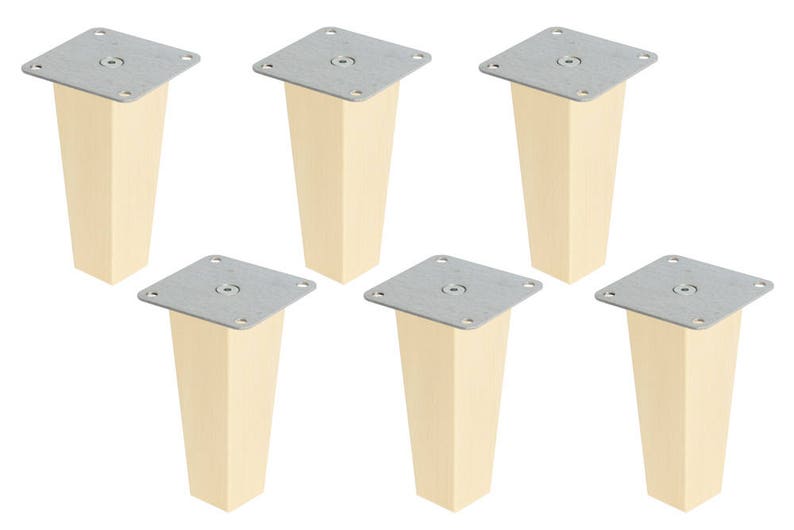 6 x Ikea Kallax Regal Füße Möbelfüße Möbelbeine massives