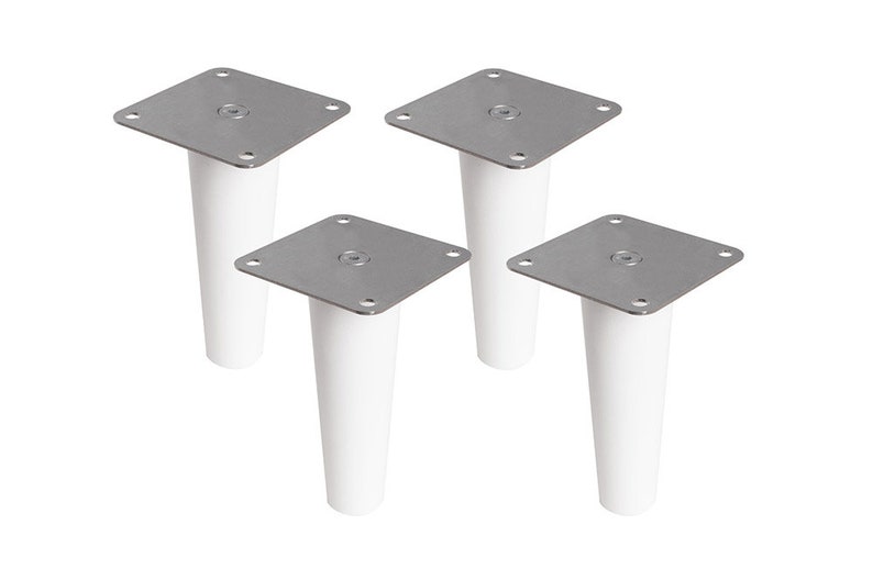 4 x Ikea Ivar Shelf Feet Furniture Feet Furniture Legs White Etsy