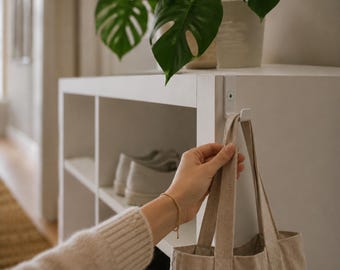 Kallax hooks without drilling | clever hanger for bags, jackets, headphones | Kallax accessories | coat hooks