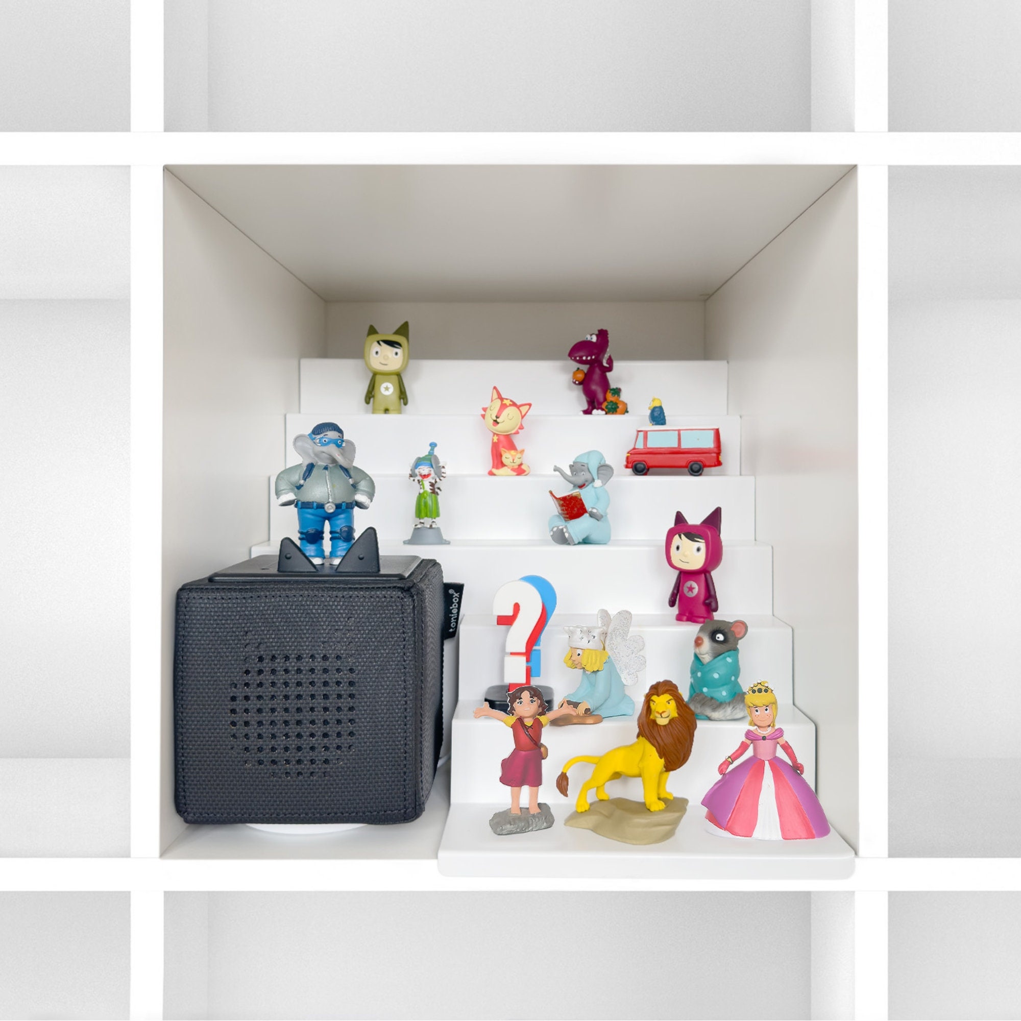 Scaffale A Nuvola Per Figure Tonie - Contenitore Legno Per 20+ Toniebox E Figure, Con Magnet